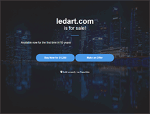 Tablet Screenshot of ledart.com
